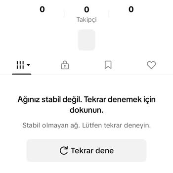 TikTok Hesabımda Null Yazıyor Ve Giremiyorum