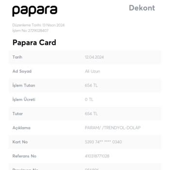 Dolap Bana Paramı İade Etmiyor