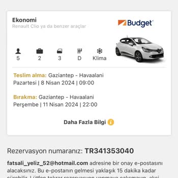 Pegasus'a Güvenip Budget'tan Araç Kiralamak