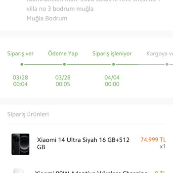 Xiaomi 14 Ultra Sevkiyat Problemi