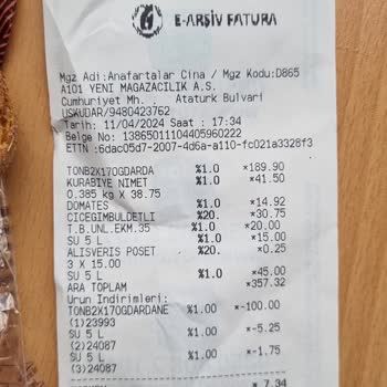 A101 Tarihi Geçmiş Küflü Ekmek