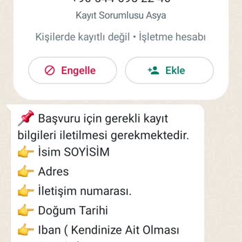 Asya Yardım Vakfı (Burs Başvurusu) Adıma Yapılan Hiçbir İşlemi Kabul Etmiyorum