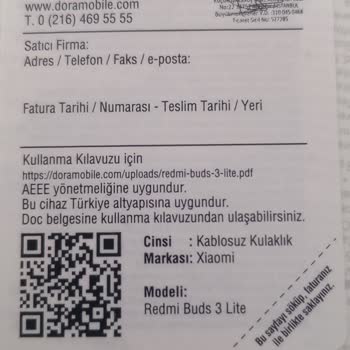 A101 Kulaklık Arızalı Çıktı