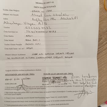 Migros'ta Ayıplı Ürün Hayal Kırıklığı