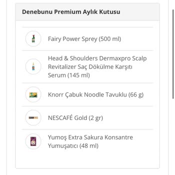 Denebunu Aynı Ürünleri Gönderiyor