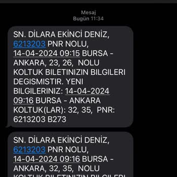 Obilet Ve Nilüfer Turizm Tarafından Biletim Değiştiril