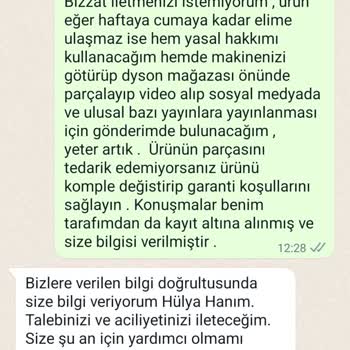 Dyson Tedarik Süresinin Uzunluğu Ve Mevzuata Uymamaları