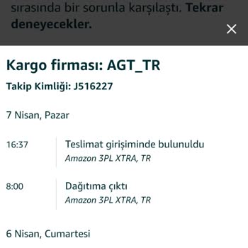 Amazon Teslimat Sorunu: Kargo Kayıp, İletişim Yok!