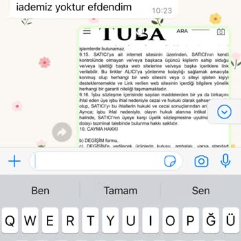 Tuba Mutioğlu Sitesinde İade Var Yazdığı Halde İade Almama