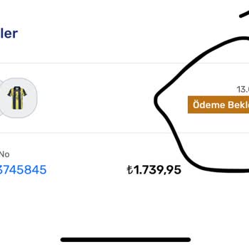 Fenerium Ödeme Bekleniyor Hatası