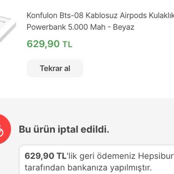 Tosla Alışveriş İptali İade Parası Hesaba Geçmedi