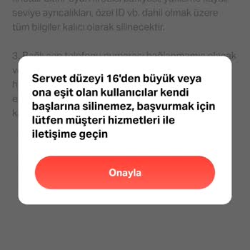 SoulChill Hesap Silme Kapatma