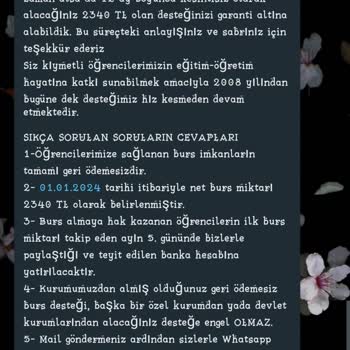 WhatsApp Müşteri Deneyimi: Burs Talebinde Yaşanan Sorunlar