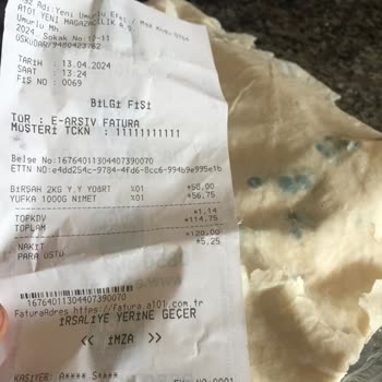 A101 Yufka Bozuk Küflü