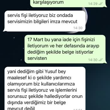 Trendyol İade Kabul Etmiyor.