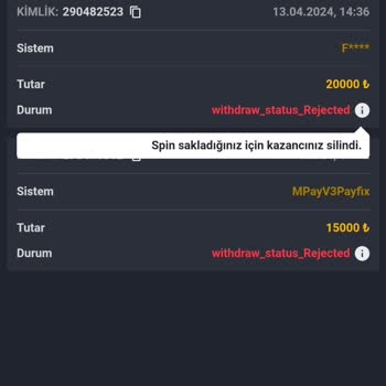 VayCasino Bakiye Silme Ödeme Yapmama