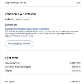 Hotels.com Rezervasyon Ve Para İadesi Problemi