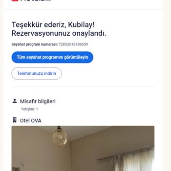 Hotels.com Rezervasyon Ve Para İadesi Problemi