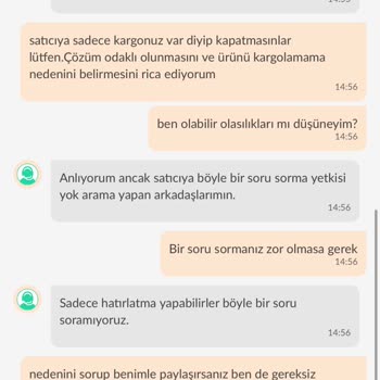 Dolap Ürünümüzün Takibi Yapmıyor