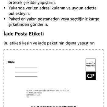 Amazon Türkiye Sattığın Ürünlere Müşterine Sahip Çık