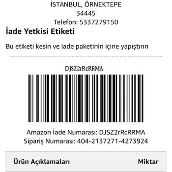 Amazon Türkiye Sattığın Ürünlere Müşterine Sahip Çık