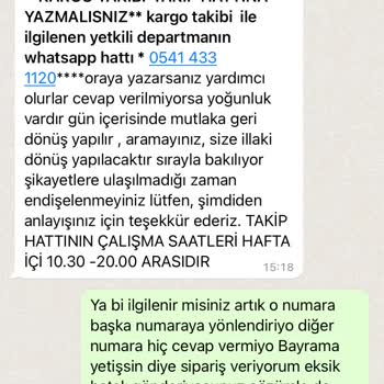 Pabuc Kombinim (Pabuckombinim) Eksik Ve Hatalı Ürün Gönderip İletişimi Kesiyorlar