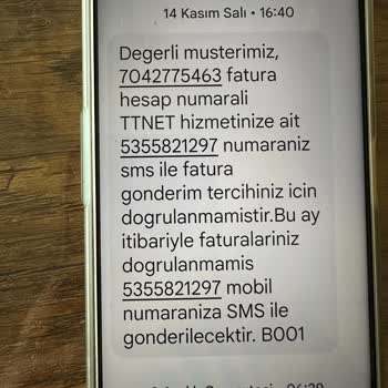 Türk Telekom'dan İstenmeyen SMS Şikayeti