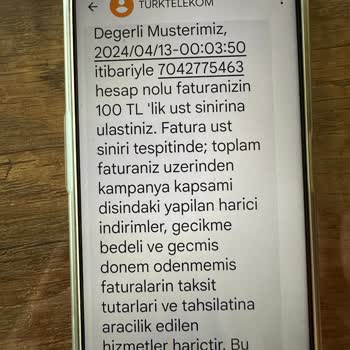 Türk Telekom'dan İstenmeyen SMS Şikayeti