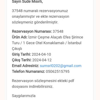 Malitur Malı Tur İzmir 10 Nisan