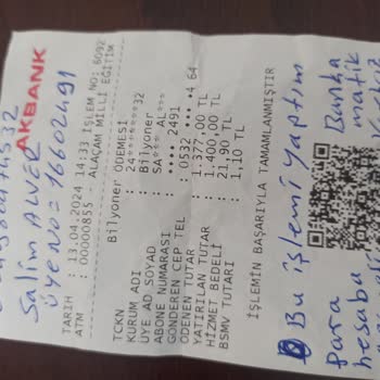 Akbank Yatırılan Para Hesaba Geçmedi