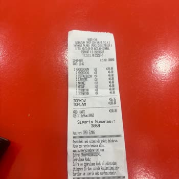 Burger King Ispartakule Ürünü Fişinizi Görmedim Hazırlamadım...