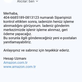 Amazon 2 Aydır Para İademi Sağlamıyor!
