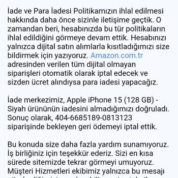 Amazon 2 Aydır Para İademi Sağlamıyor!