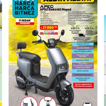 A101 Elektrikli Moped Online Hata