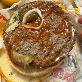 Burger King Yemek Sepeti Bozuk Et