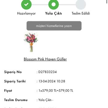 Taze Çiçek (tazecicek.com) Çiçek Siparişim Zamanında Teslim Edilmedi!