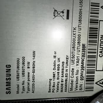 Samsung TV Kronik Arıza Bedelini Müşteriden Talep Ediyor.