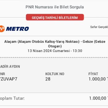 Metro Turizm Mağduriyet, İş Bilmezlik