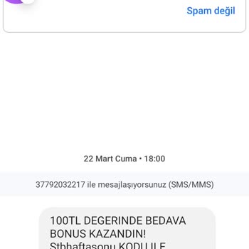 Vodafone Bahis Sitelerinden Sürekli SMS Geliyor