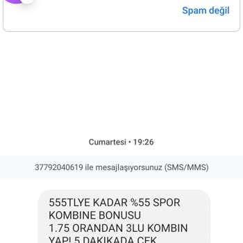 Vodafone Bahis Sitelerinden Sürekli SMS Geliyor
