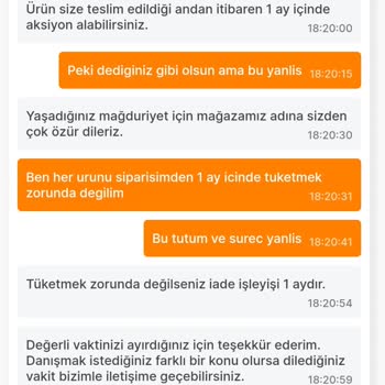 Sanal Migros Bozuk Ürün İade Sorunu