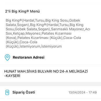 Burger King Hamburger İçerisinden Sert Cisim Çıktı!