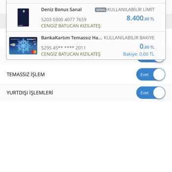Denizbank Kredi Kartımı Kullandırmıyor Tam Ödememe Rağmen