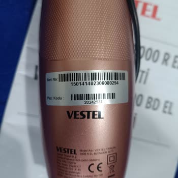Vestel Blender Kullanıcı Memnuniyetsizliği!