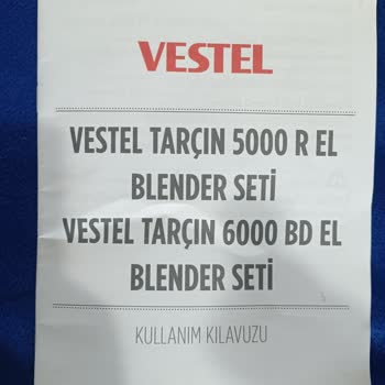 Vestel Blender Kullanıcı Memnuniyetsizliği!