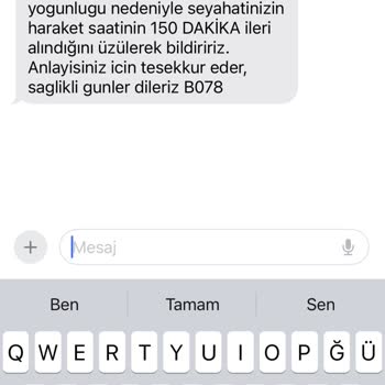 Kamil Koç Pişmanlıktır. Tercih Edilmemeli!