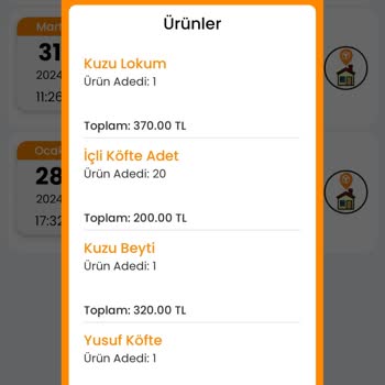 Köfteci Yusuf Siparişlerimi Teslim Edememesi