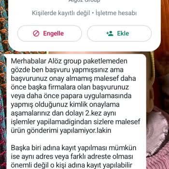 Evde Ekişi Paketleme Paketleme İşi Adı Altında Kişisel Bilgiler İstenmesi