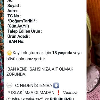 Evde Ekişi Paketleme Paketleme İşi Adı Altında Kişisel Bilgiler İstenmesi