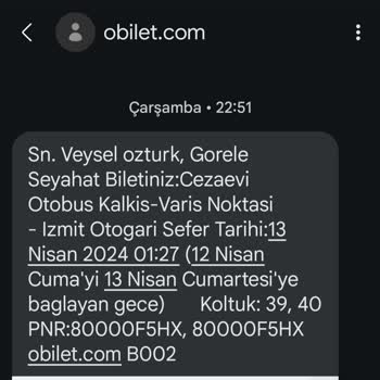 Görele Seyahat Aris Den Şikayetçiyim